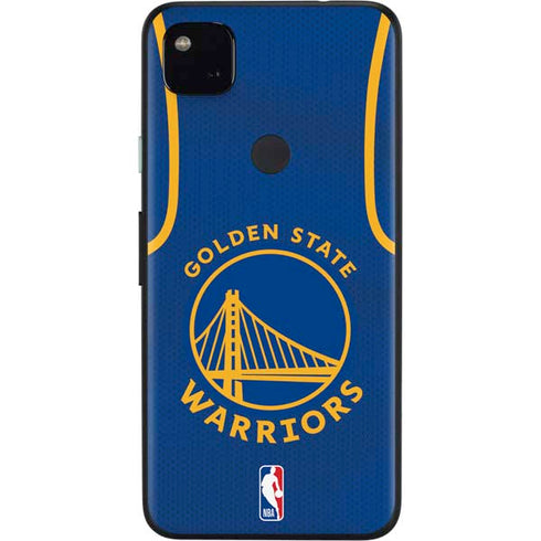 NBA Golden State Warriors Jersey Google Pixel 4a Skin